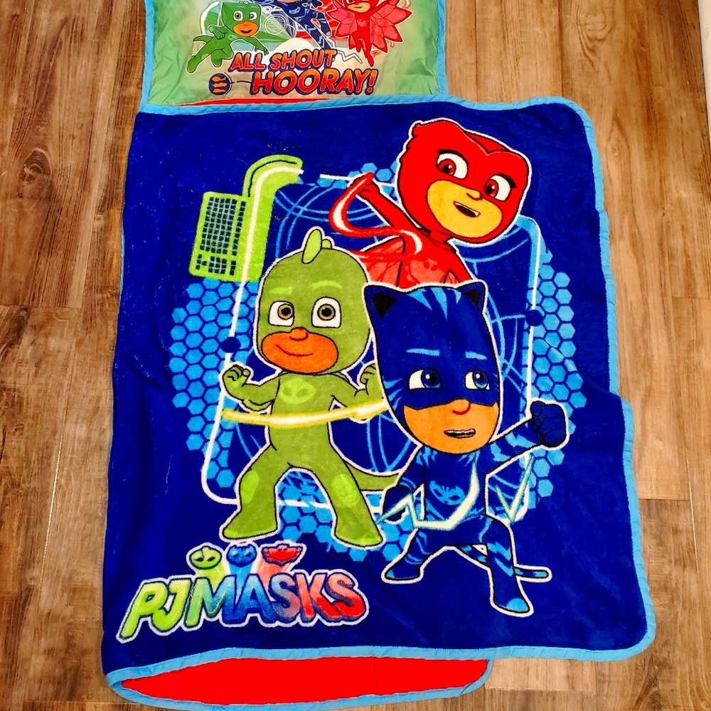 PJ Masks Napsack Pillow & Blanket combo